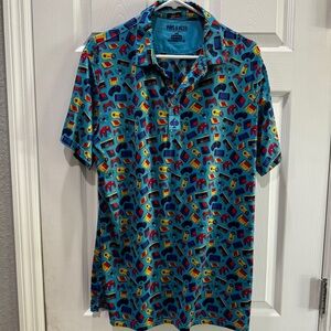 Video Games Pins & Aces golf shirt
